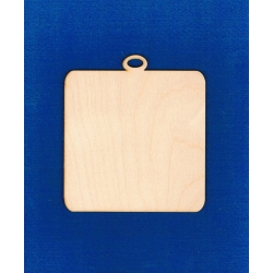 Tabliczka 12x12cm ,zawieszka  zaokrąglone rogi ,baza pod  obrazek
